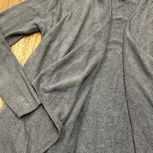 Barefoot Dreams Cozychic Lite Island Wrap Cardigan 903 Pockets Brown Small Med