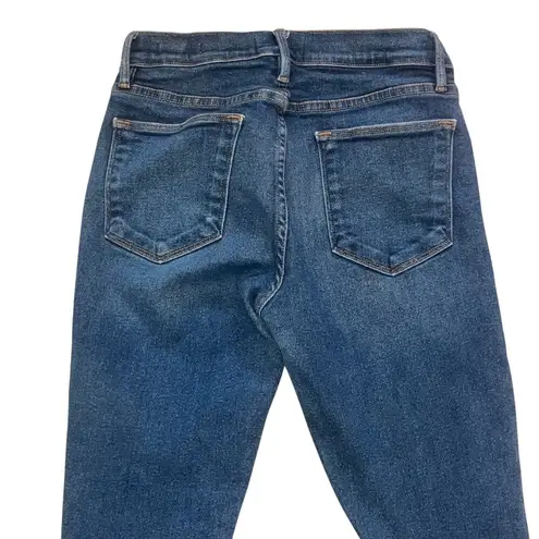 Frame Le High Clipper Street Skinny Jean in Medium Wash-size 28