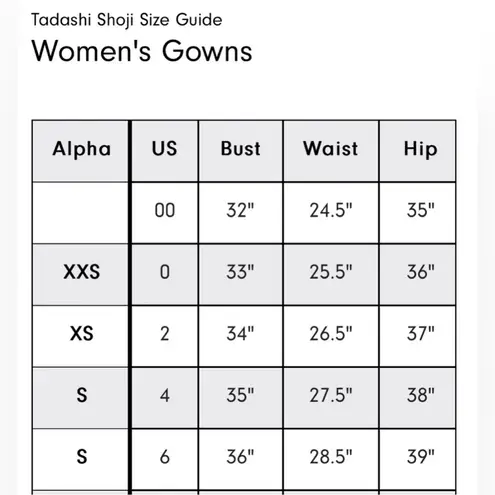 Tadashi Shoji NWOT Bow Detail Black Sleeveless Gown Sz XS