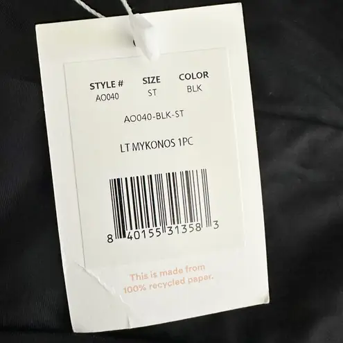 ANDIE Mykonos Small Long Torso Black One Piece Swimsuit LT