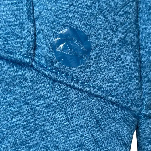 LL Bean FlexForward Quilted Half Zip Pullover Jacket Womens Size Small Blue
