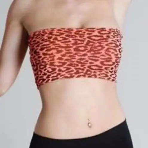 NIKIBIKI NEW Set of 3 Leopard Print Bandeaus in Purple, Orange and Green