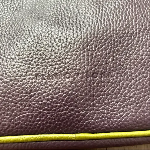 Plinio Visona leather color block bag, made in Italy, NWOT