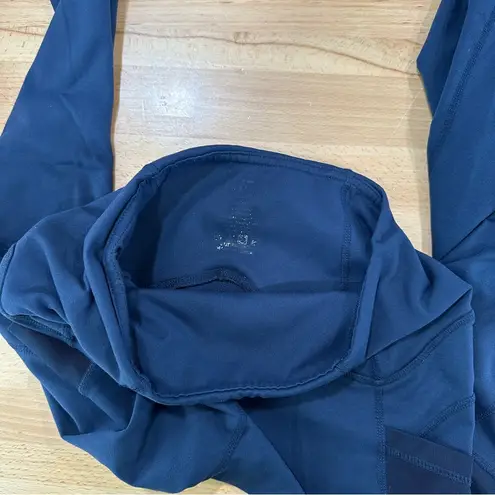 Buffbunny Athena High Rise Full Length Leggings Navy Blue Size Small