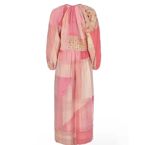 ALIX OF BOHEMIA Celeste Pink Sky Sari Dress