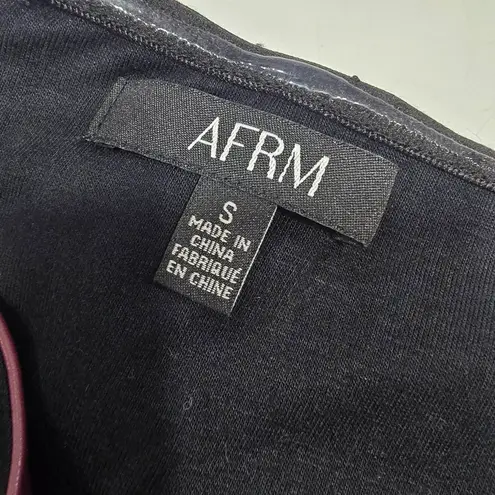 AFRM Inessa Top in Noir Fig Purple