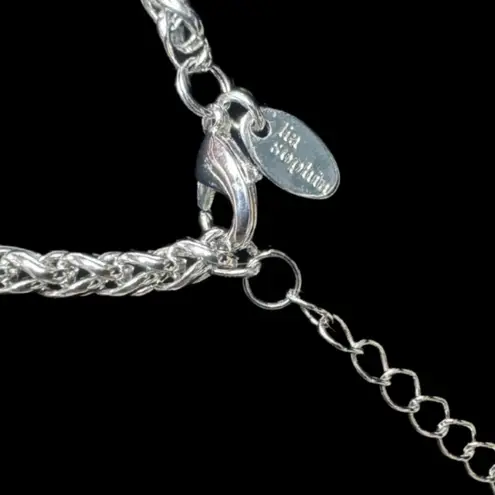 Lia Sophia Signed Mixed Media Necklace. 16” with 3” extender