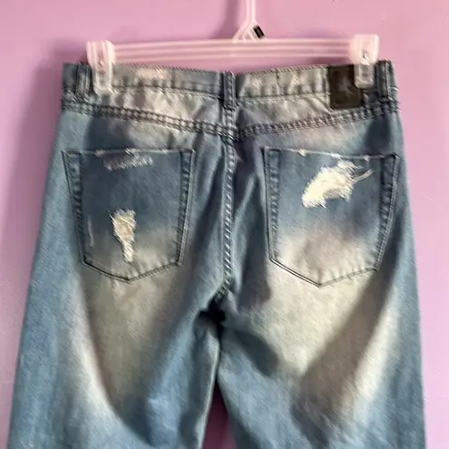 One Teaspoon  Light Blue Distressed Jeans Size 10 x 28