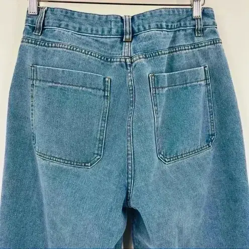 Great Smoky Los Angeles High Waist Wide Leg Jeans Size 11 Blue