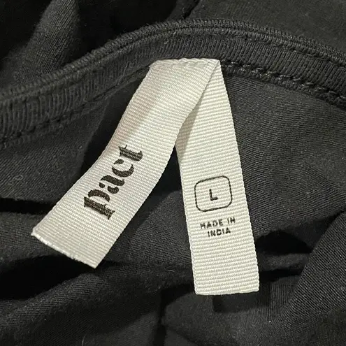 Pact Luxe Jersey Wrap Jumpsuit - Black - Large