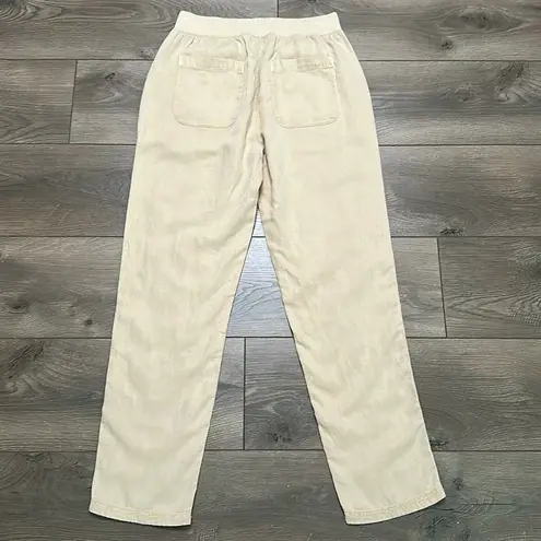 Faherty Arlie High Rise Tapered Casual Pants Safari Tan Size Small