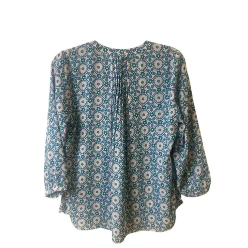 NYDJ Not Your Daughter’s Jeans Daisy Chain Pintuck blouse Small NWT