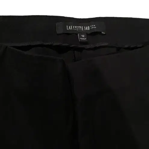 Lafayette 148 super stretch relaxed fit ankle dress pants black size 12