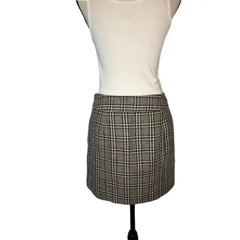 Banana Republic Mini Skirt | Wool Blend Plaid