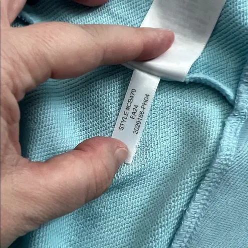 JCrew Factory Knit Wrap Sweater Blue Size Small NWT