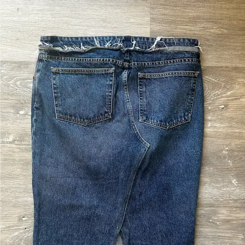 GRLFRND The Kate Low Rise Slim CropDenim Jeans Skirt Size 29 (34 Hip)