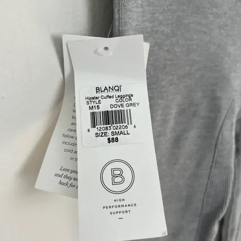 Blanqi Maternity NWT BLANQI- SportSupport Hipster Cuffed Leggings Maternity Athletic Workout