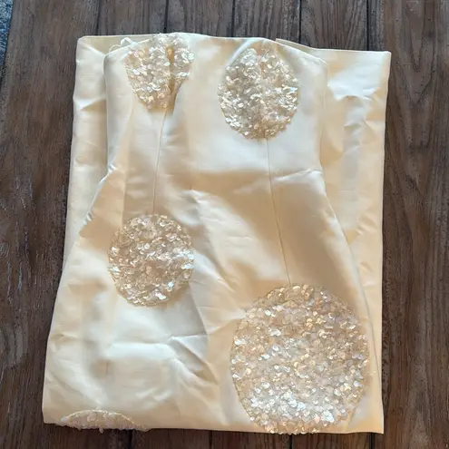 Leo Lin Rayna Embellished Bustier Maxi Dress Size 4