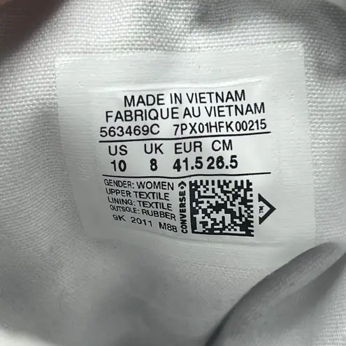 Converse  All Star Chuck Taylor GR82 Platform Heel Boot Size 10 Womens White Shoe - Image 9