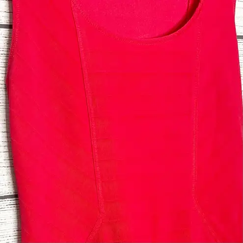 Rachel Roy Red Sleeveless Scoop Neck Bodycon Bandage Dress Size 6 Small