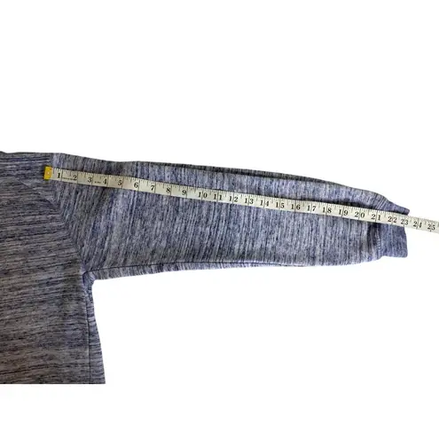 Exist Blue Heathered V-Neck Sweatshirt XL