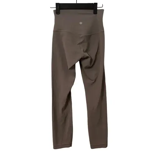 Lululemon  GRAY ALIGN HIGH RISE CROP LEGGINGS