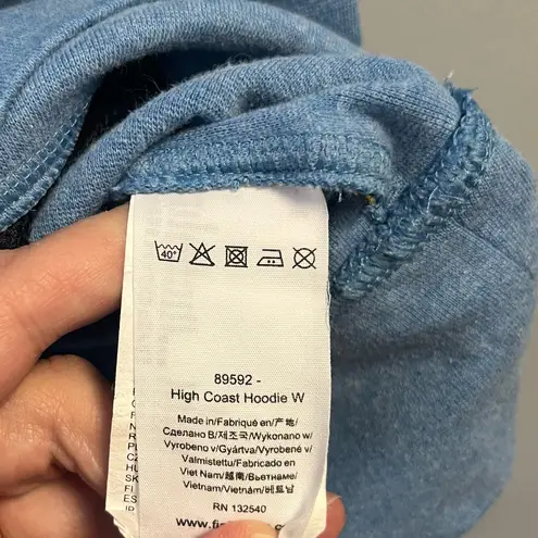 Fjällräven Fjallraven Hoodie Heathered Blue High Coast Hoodie XXS GUC Sweatshirt w/ Pocket