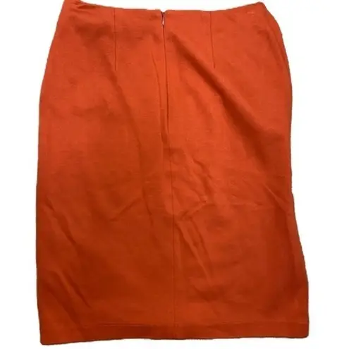 CAbi  NWOT Orange Turmeric Sweater Pencil Skirt #3099