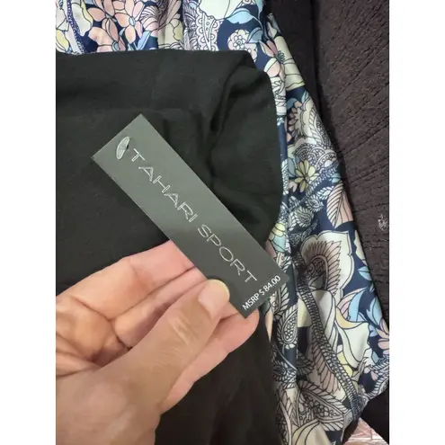 Tahari Women's Stretch Floral Legging Pant 2X Sporty Activewear Botanical NEW