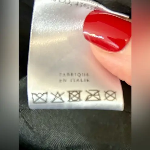 NWT Yiqing Yin Haute Couture Structured Vest with Feather Inserts Size 40 Black Size M