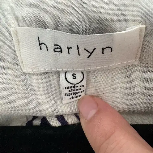 Anthropologie Harlyn Women's Striped Jumpsuit Size S Linen Blend Multicolor