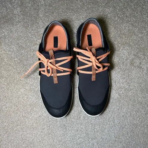 Olukai Miki Li Slip On Sneakers Water Shoes Size 10 Gray Black Orange Women’s