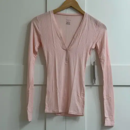 Negative Underwear Whipped Henley in Shell, Size X