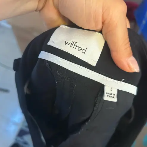 Wilfred Black High Waisted Ankle Pants