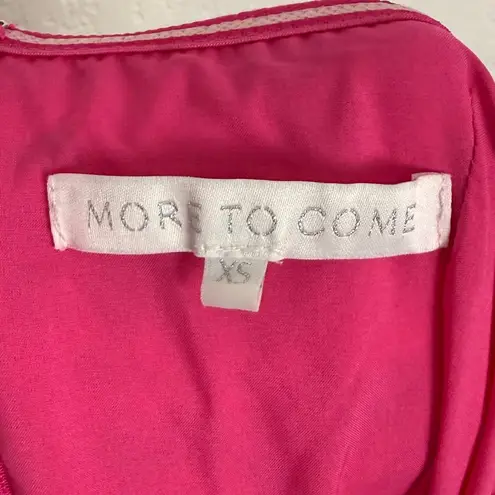 More To Come Revolve Natalie Strapless Mini Dress Pink Floral NWOT Size XS