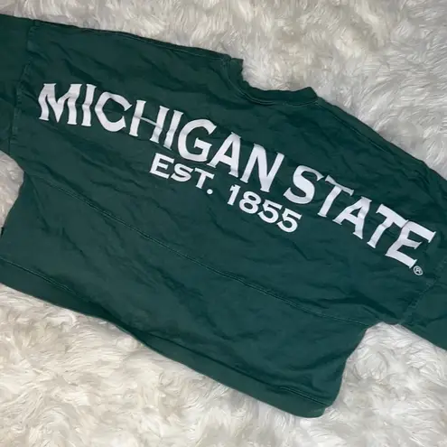 Spirit Michigan state university cropped long sleeve