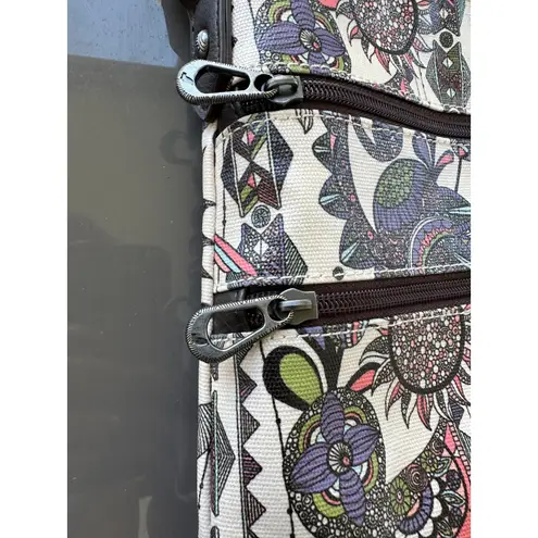 Sakroots Women's Navy Spirit Desert 2 Artist Circle ~ Crossbody Bag ~ Vegan EUC