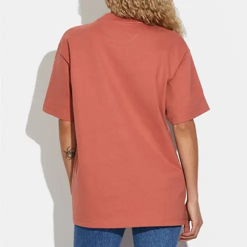 Coach NWT  Strawberry Skater T Shirt In Organic‎ Cotton size XL