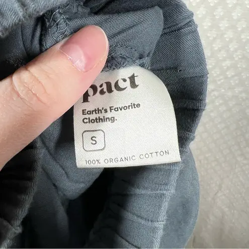 Pact Blue Organic Cotton High Rise Pants