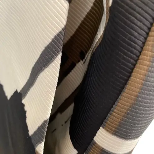 Vintage Dress 10 Cocktail Retro 60s Style Pencil Wiggle Abstract Classic Office Black