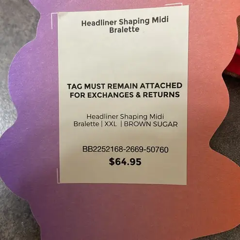 YITTY Headliner Shaping Midi Bralette size XXL