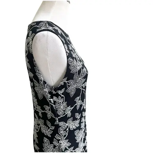 Ronni Nicole Floral Sparkly Maxi Dress Jersey Knit Holiday Special Occasion M/L