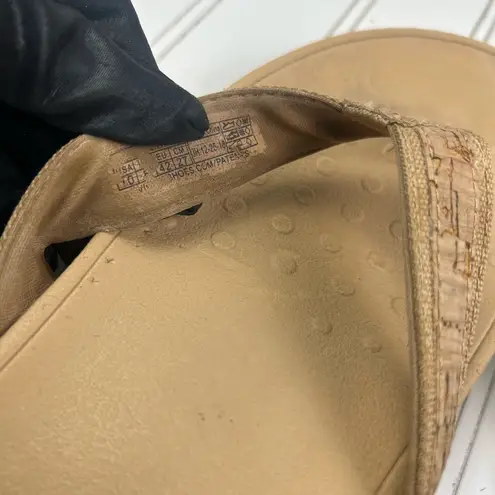 Vionic High Tide Platform Sandal Cork Womenโs Size 10