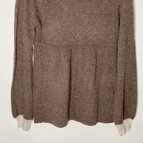 BCBGMAXAZRIA  Y2K layered look babydoll sweater size M