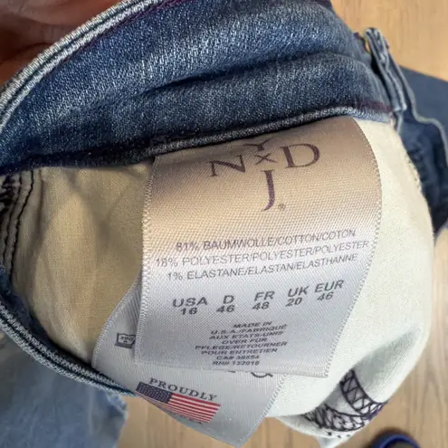 NYDJ Womens 16 Not Your Daughter's jeans: Sherri Slim fit, lift tuck tech