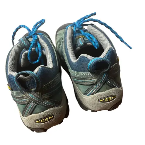 Keen Voyageur Hiking Shoes Green Blue Water Resistant Mesh Upper Womens Size 9