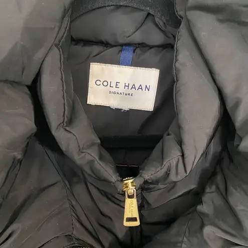 Cole Haan  Signature Women's Black Down Fill Long Jacket