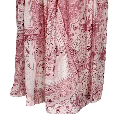 Mii Collection The Lata Tapis Volant Skirt Size Small NWT Pink