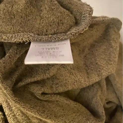 💜 Harlowe & Graham Army Green Khaki Hoodie with Pockets