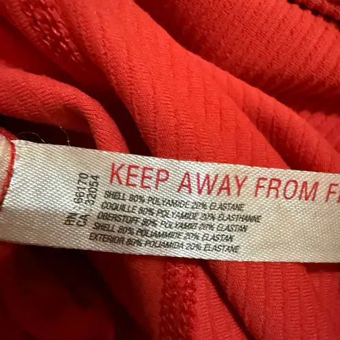 NWOT Free People FP Movement Flare
Ribbed Legging Sz M Red Size M